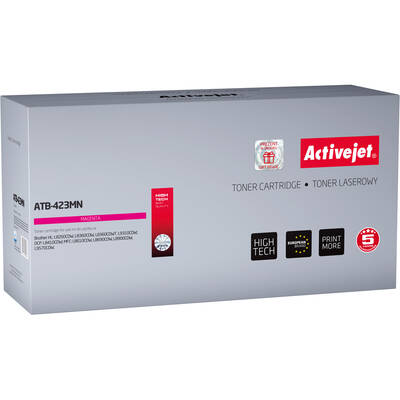 Toner imprimanta ACTIVEJET Compatibil ATB-423MN for Brother printer; Brother TN-423M replacement; Supreme; 4000 pages; magenta