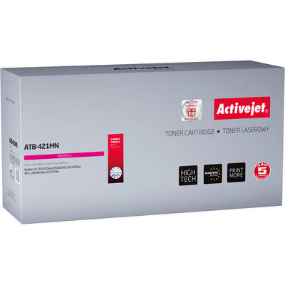 Toner imprimanta ACTIVEJET Compatibil ATB-421MN for Brother printer; Brother TN-421M replacement; Supreme; 1800 pages; magenta