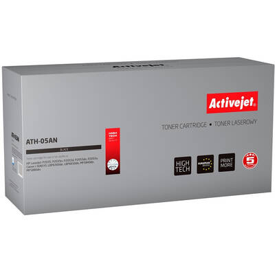 Toner imprimanta ACTIVEJET Compatibil ATH-05AN for HP printer; HP 05A CE505A, Canon CRG-719 replacement; Premium; 2300 pages; black