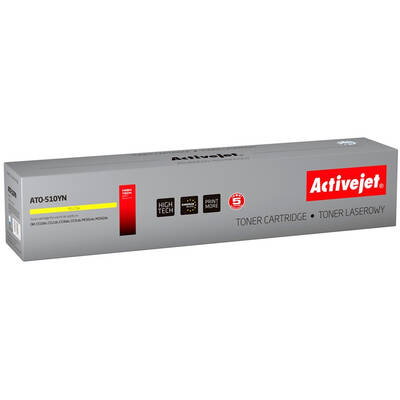 Toner imprimanta ACTIVEJET Compatibil ATO-510YN for OKI printer; OKI 44469723 replacement; Supreme; 5000 pages; yellow