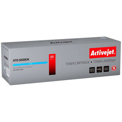 Toner imprimanta ACTIVEJET Compatibil ATO-5600CN for OKI printer; OKI 43324407 replacement; Supreme; 2000 pages; cyan