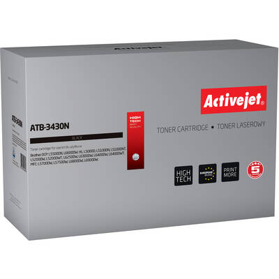 Toner imprimanta ACTIVEJET Compatibil ATB-3430N for Brother printer; Brother TN-3430 replacement; Supreme; 3000 pages; black