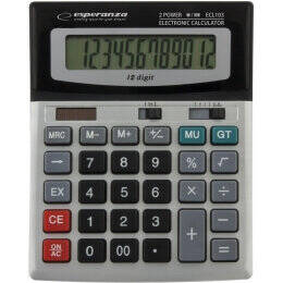 Esperanza ECL103 calculator Desktop Basic Black, Gray