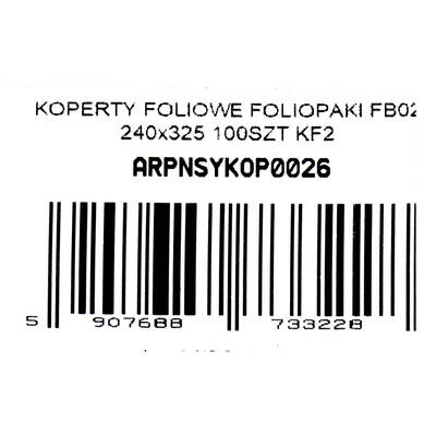 FOIL ENVELOPES FB0FB02 240X325  100PCS KF4