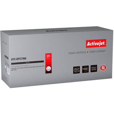 Toner imprimanta ACTIVEJET Compatibil ATC-EP27AN for Canon printer; Canon EP-27 replacement; Premium; 2500 pages; black