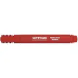 Generic Marker permanent, Office Products, varf rotund, 1-3 mm, rosu