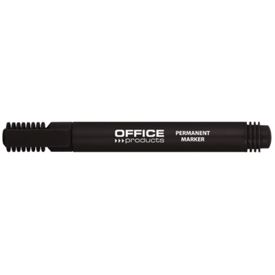 Marker permanent, Office Products, varf rotund, 1-3 mm, negru