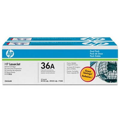 Toner imprimanta HP 36A Black Twin-Pack