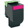 Toner imprimanta Lexmark 80C2HME Magenta