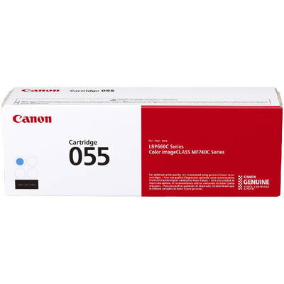 Toner imprimanta Canon CRG-055 Cyan