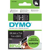 Dymo D1 Label  24 mm x 7 m white to black