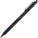 Rotring Rapid Pro Ballpoint Pen Matt black with Refill M-Blue