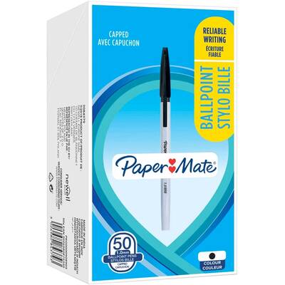 1x50045 M 1,0 mm Ballpoint Pen with Cap  black