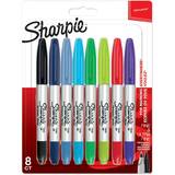 Sharpie 1x8Twin Tip Permanent- marker UF + F 8 colours