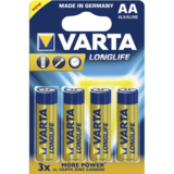 VARTA Baterii/Acumulatori  20x4 Longlife Extra Mignon AA LR 6 PU inner box