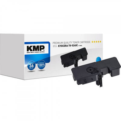 Toner imprimanta KMP K-T84C Toner cyan compatible w.  Kyocera TK-5240 C
