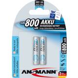Ansmann Acumulator/Incarcator 1x2 maxE NiMH rech. bat. Micro AAA 800 mAh        5030982