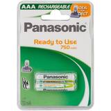 Panasonic Acumulator/Incarcator 1x2 Akku NiMH Micro AAA 750 mAh Ready to Use DECT