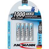 Ansmann Acumulator/Incarcator 1x4 NiMH rech. battery 1000 Micro AAA 950 mAh