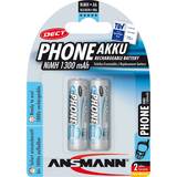 Ansmann Acumulator/Incarcator 1x2 maxE NiMH rech.bat. Mignon AA 1300 mAh DECT PHONE