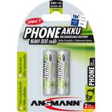 Ansmann Acumulator/Incarcator 1x2 maxE NiMH rech.bat. Mignon AA 800 mAh DECT PHONE