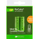 GP Batteries Acumulator/Incarcator 1x2 GP ReCyko NiMH battery AAA 650mAh DECT-Telephone NEW