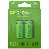 GP Batteries Acumulator/Incarcator 1x2 GP ReCyko NiMH battery C Baby 3000mAH, ready to use, NEW