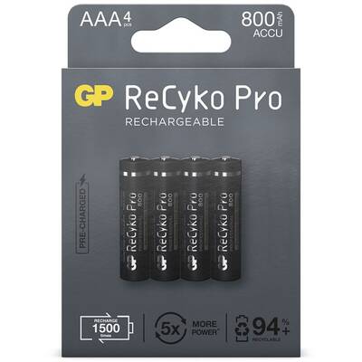 Acumulator/Incarcator 1x4 GP ReCyko Pro NiMH Battery AAA/Micro 800mAh Pro