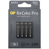 GP Batteries Acumulator/Incarcator 1x4 GP ReCyko Pro NiMH Battery AAA/Micro 800mAh Pro