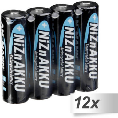 Ansmann Acumulator/Incarcator 12x4 NiZn bat. Mignon AA 2500 mWh