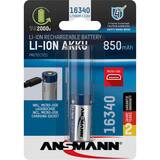 Ansmann Acumulator/Incarcator 16340 Li-Ion Akku 850mAh 3,6V Micro USB Input  1300-0015