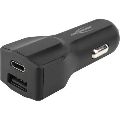 Ansmann In-Car incarcator 240C 1xUSB 1xUSB Typ-C 4000mA