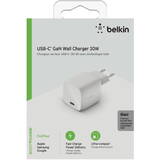 BELKIN USB-C incarcator 30W GaN, white WCH001vfWH