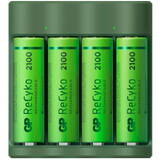 GP Batteries GP ReCyko B421/210 4-Port USB incarcator incl. 4xAA NiMh 2100mAh