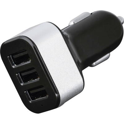 USB Car incarcator 3xUSB-A 5V/4,4A, 12-24V, max.22W  121986