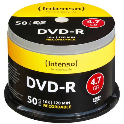 Mediu de Stocare 1x50 DVD-R 4,7GB 16x Speed, Cakebox