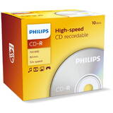 Philips Mediu de Stocare 1x10 CD-R 80Min 700MB 52x JC