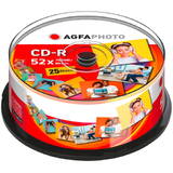 AgfaPhoto Mediu de Stocare 1x25 CD-R 80 / 700MB 52x Speed Cakebox