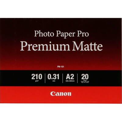 Hartie Foto Canon PM-101 Pro Premium Matte A 2, 20 Sheet, 210 g