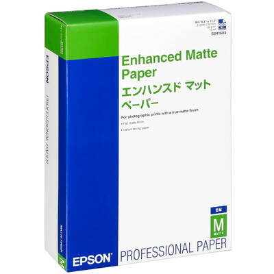 Hartie Foto Epson Enhanced Matte Paper A 4, 250 Sheets, 192 g S 041718