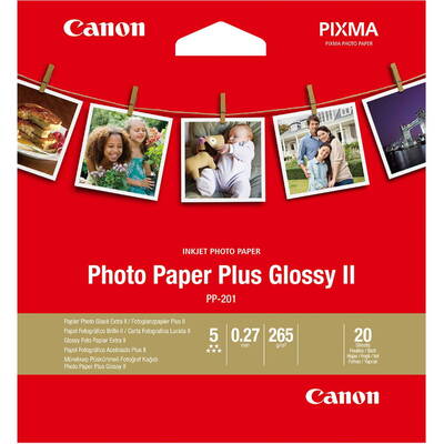 Hartie Foto Canon PP-201 8,9 x 8,9 cm 20 Sh. Photo Paper Plus Glossy II 265 g