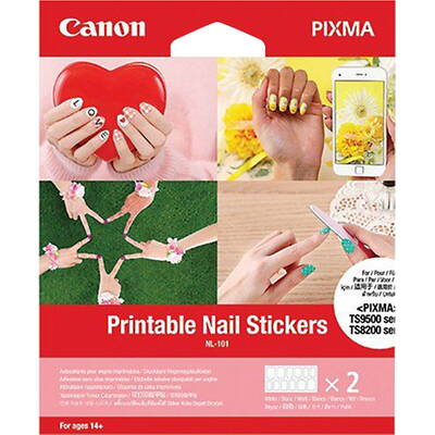 Hartie Foto Canon NL-101 Printable Nail Stickers (2x 12 pcs.)