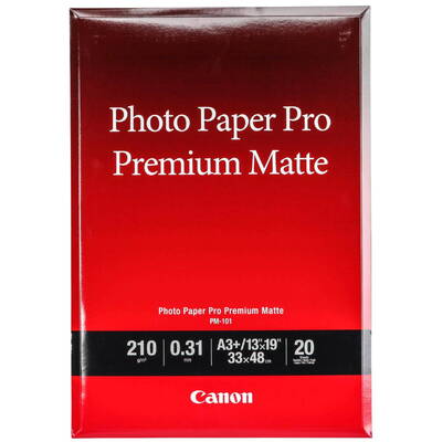 Hartie Foto Canon PM-101 Pro Premium Matte A 3+, 20 Sheet, 210 g