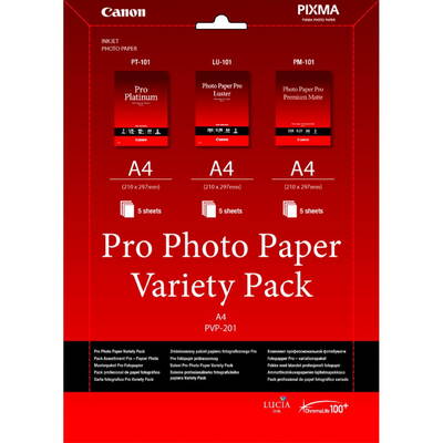 Hartie Foto Canon PVP-201 Pro Photo Paper Variety Pack A 4 3x5 Sheets
