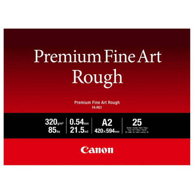 Hartie Foto Canon FA-RG 1 Premium Fine Art Rough A 2, 25 Sheet, 320 g