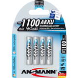 Ansmann Acumulator 1x4 NiMH rech. battery 1100 Micro AAA 1050 mAh