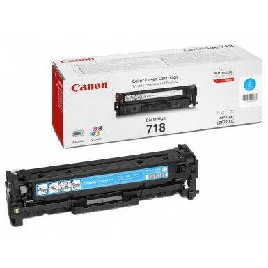 Toner imprimanta Canon 718 Cyan