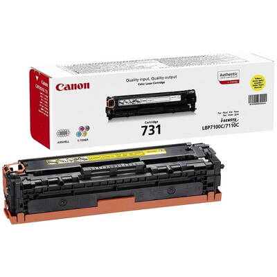 Toner imprimanta Canon 731 Yellow