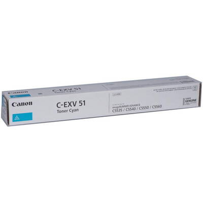 Toner imprimanta Canon CEXV51C Cyan