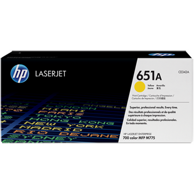 Toner imprimanta HP 651A Yellow